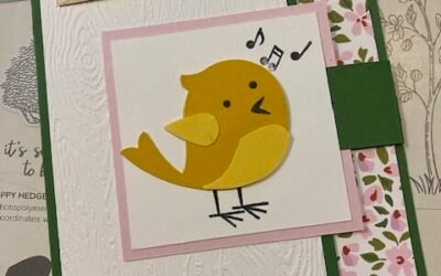 Sweet Songbird Fun Fold Sends a Sunny Message