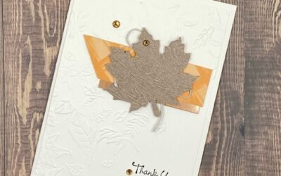 Use Embossing Folders to Make Beautiful Fall Cards