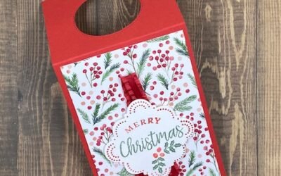 Make a Handmade Wishes Bottle Tag for your Holiday Gifts