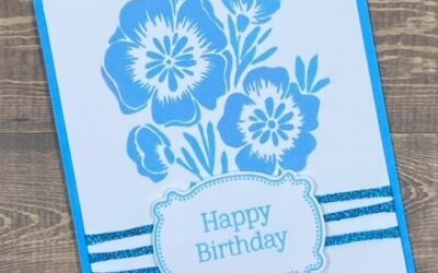 Use Tahitian Tide and the Lovely & Lasting Bundle to Make a Birthday Card that Pops