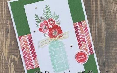 Make this Vintage Christmas Card with 2 Easy Tricks