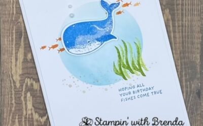 Create this Adorable Birthday Card with a Stamp Set, Inks and a Punch