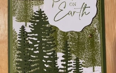 Forever Forest and Fragrant Forest Combine to Make Stunning Christmas and Everyday Cards