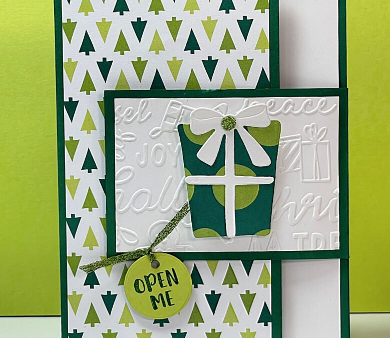 DIY Gift Card Holder with Stampin’ Up!’s Merry Bold & Bright DSP