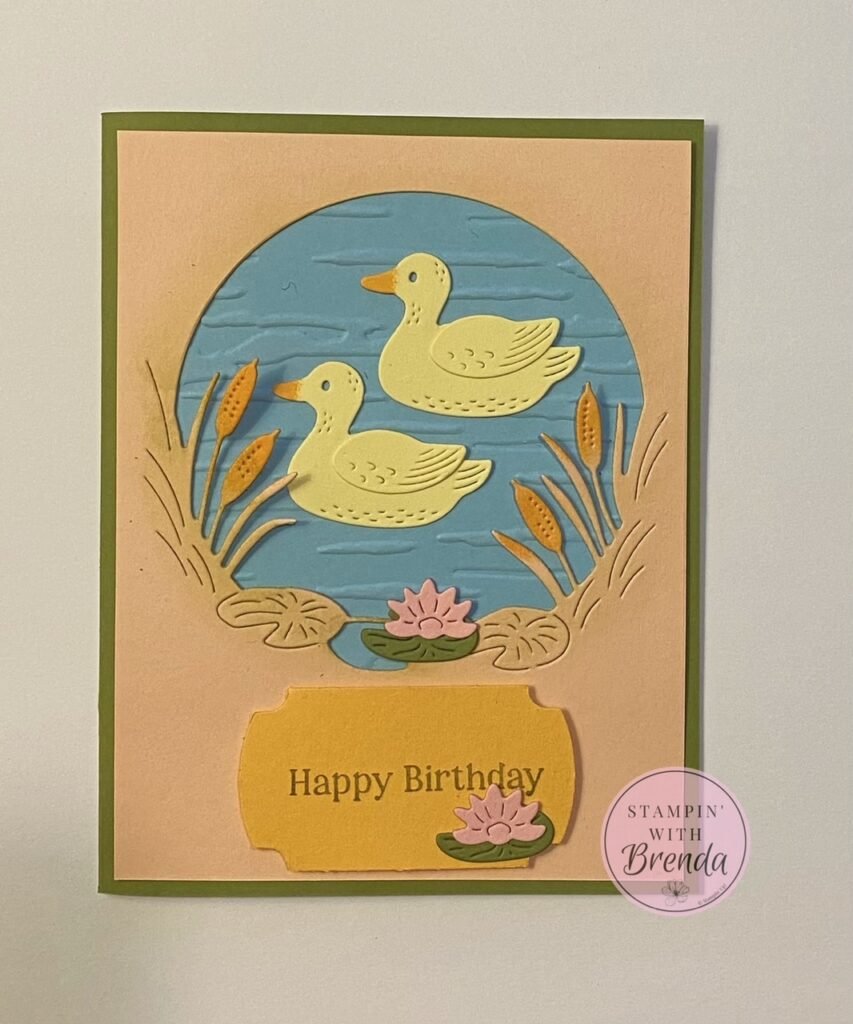 Stampin' Up! Lily Pond Lane suite with charming duck pond bundle