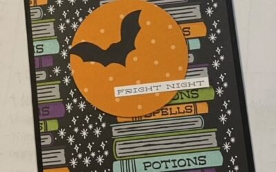 Brand-new Halloween Spells Scrapbooking Kit and a Fun Technique!