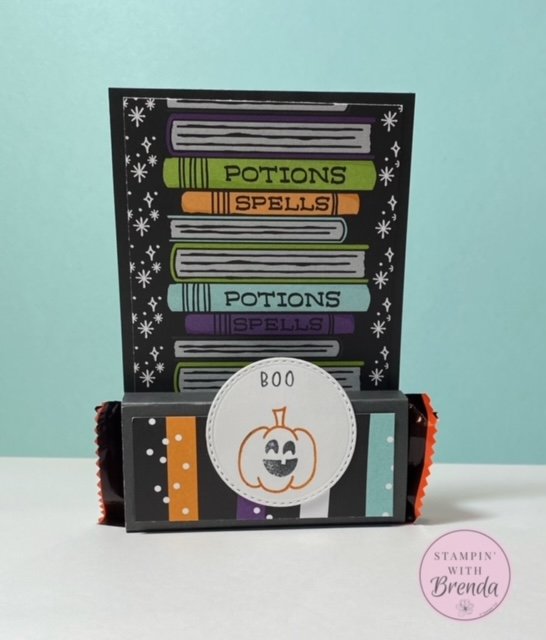 Stampin' Up! treats made with Halloween Memories scrapbooking kit.