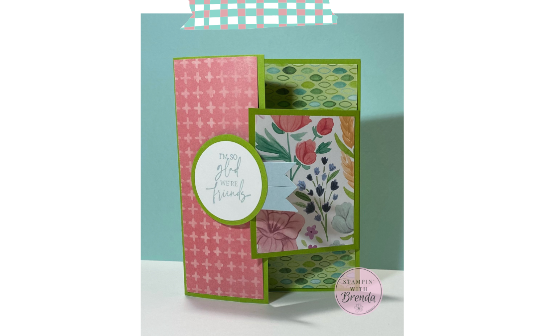 Fun Fold with Florals in Bloom DSP