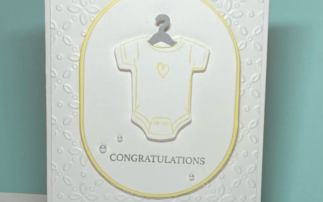 New Impressions Abloom with Cutest Onesie for a Sweet Baby Card
