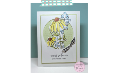 Gorgeous Card Made with Mixed Media Florals Suite