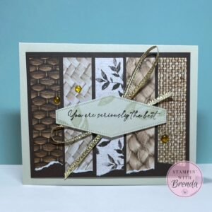 Stampin' Up! Textured Impressions Bundle Class Tutorial