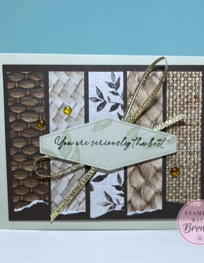 Stampin' Up! Textured Impressions Bundle Class Tutorial