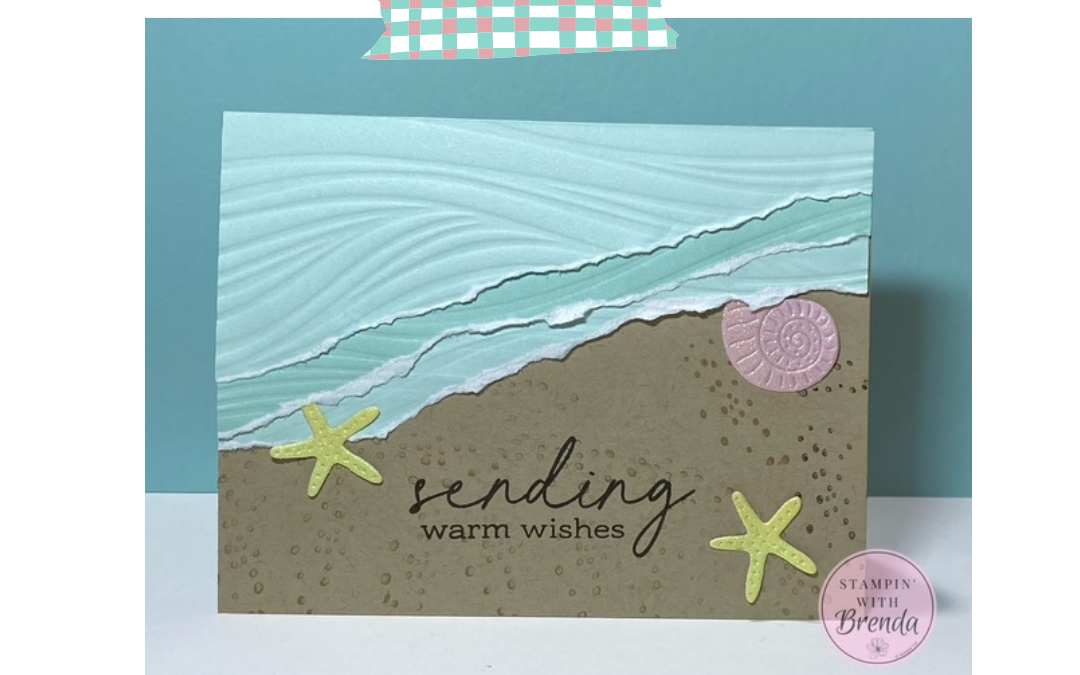 Using Two-Toned Cardstock for a Cool Card