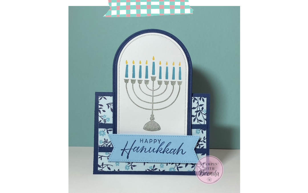 Celebrate the Miracle with a Clean and Simple Hanukkah Card