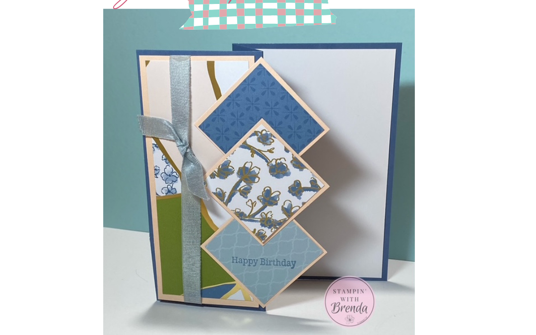 Easy Fun Fold Card with Kintsugi Inspiration DSP