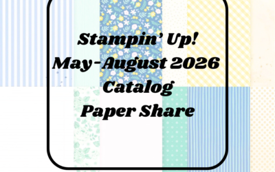 Paper Share for the May–August 2026 Catalog