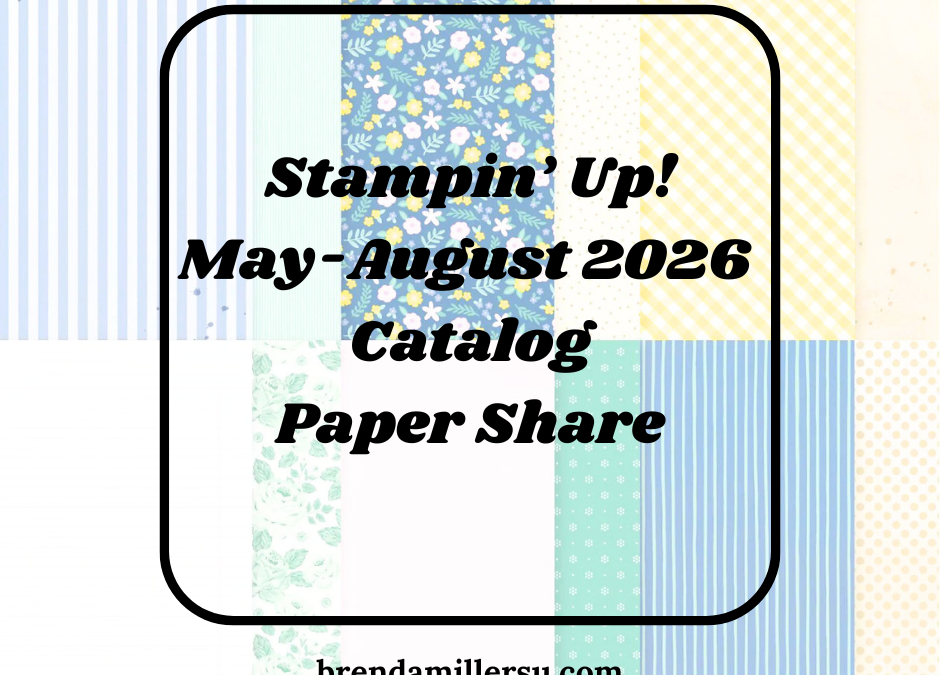 Paper Share for the May–August 2026 Catalog
