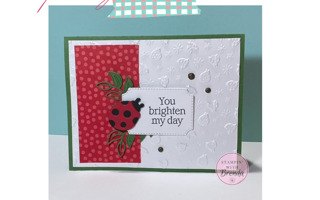 Easy Ladybug Card with Springtime Scenes Bundle + New Ink Sneak Peek
