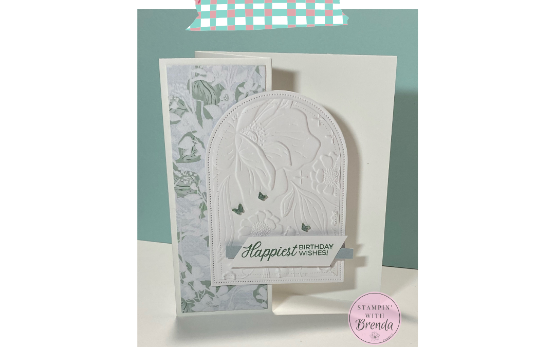 Velvet Meadow Fun Fold Card with Everyday Arches