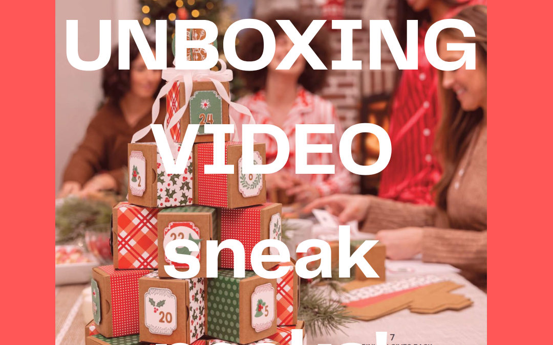 September–December Catalog Unboxing! Sneak Peek at New Stampin’ Up! Holiday Products