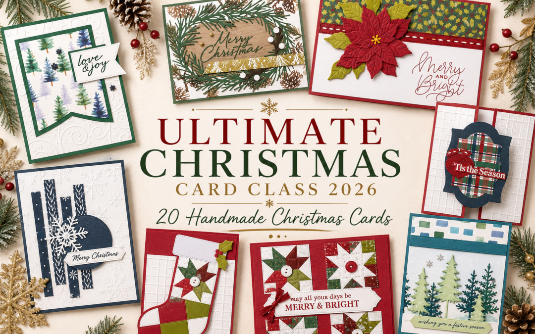 Ultimate Christmas Card Class 2026 | Make 20 Beautiful Cards
