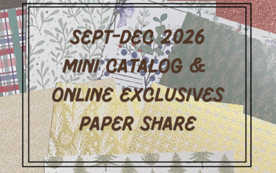 September–December 2026 Paper Share: 186 Sheets of New Designer Series Paper