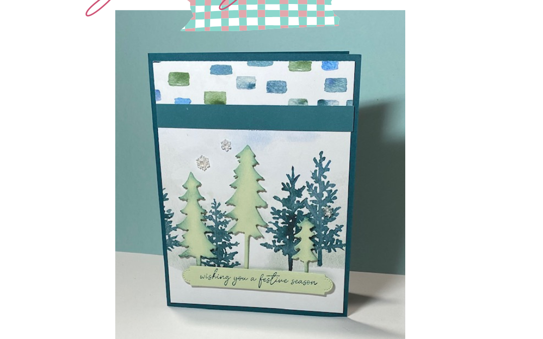 Holly Jolly Branches Bundle: A Festive Christmas Card with Whispering Woods