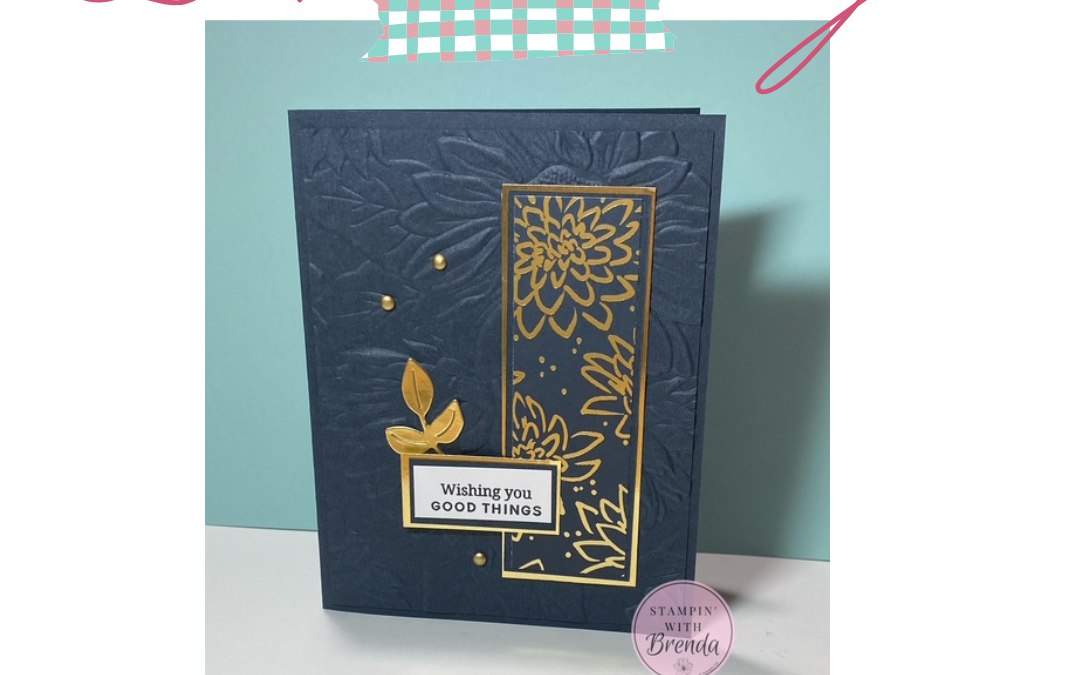 Luxe Foliage Designer Series Paper Makes an Elegant Handmade Card