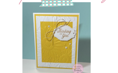 Sunflower 3D Embossing Folder: A Beautiful Embedded Embossing Technique